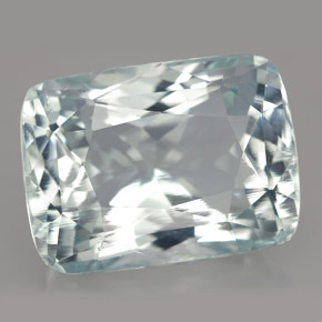 Água-marinha azul natural 26,63ct, almofada cortada, IF