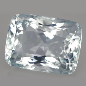 Água-marinha azul natural 26,63ct, almofada cortada, IF