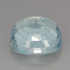 Água-marinha azul natural 49,00ct, almofada cortada, VS