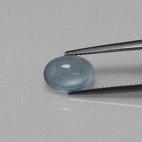 Água-marinha azul natural 1,86ct, transparente, transparente/translúcido