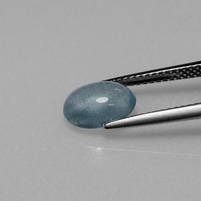 Água-marinha azul natural 1,86ct, transparente, transparente/translúcido