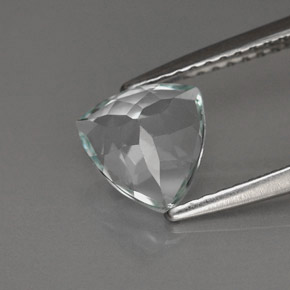 Água-marinha azul natural 1,08ct, trillion, VS