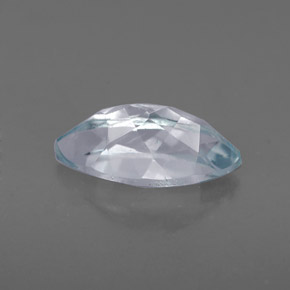 Água-marinha azul natural 1,17ct, marquise, VVS