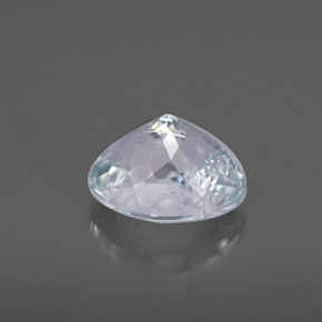Água-marinha azul natural 0,91ct, corte oval, VS-SI
