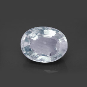 água-marinha Azul claro Natural 7.09ct, Corte Oval, VS-SI