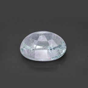 água-marinha Azul claro Natural 7.09ct, Corte Oval, VS-SI