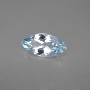 água-marinha Azul claro Natural 1.39ct, Marquesa, VVS
