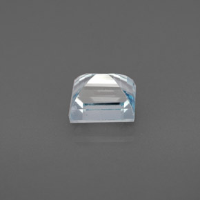 Água-marinha azul natural 0,86ct, baguete, VS