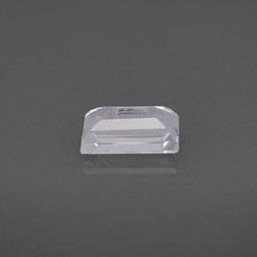 Água-marinha azul natural 0,73ct, baguete, VS