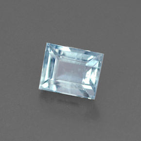 Água-marinha azul natural 0,53ct, forma extravagante, VS-SI