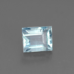 Água-marinha azul natural 0,53ct, forma extravagante, VS-SI