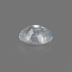 Água-marinha azul natural 1,27ct, corte oval, VVS