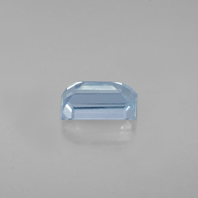 água-marinha Azul claro Natural 0.74ct, baguete, VS-SI