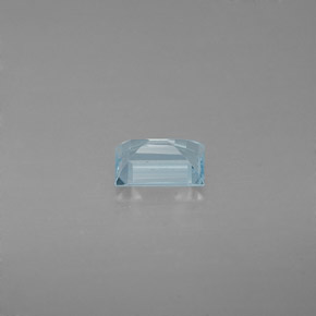 Água-marinha azul natural 0,47ct, baguete, VS
