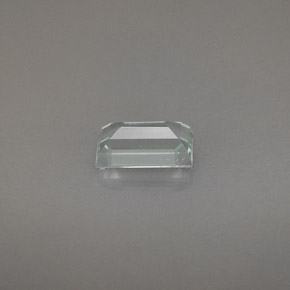 Água-marinha azul natural 0,66ct, baguete, VS