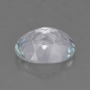 Água-marinha azul natural 1,08ct, corte oval, VVS