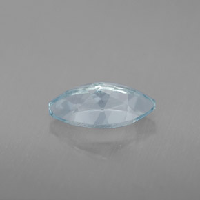 Água-marinha azul natural 1,12ct, marquise, VVS-VS