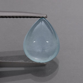 Água-marinha azul natural 3,86ct, transparente, transparente/translúcido