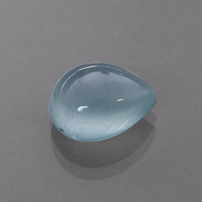 Água-marinha azul natural 3,86ct, transparente, transparente/translúcido