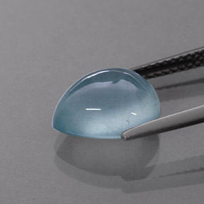 Água-marinha azul natural 3,86ct, transparente, transparente/translúcido