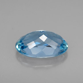 água-marinha Azul claro Natural 2.33ct, Corte Oval, VVS