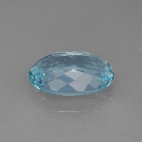 Água-marinha azul natural 2,80ct, corte oval, VS
