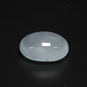 água-marinha Azul claro Natural 9.56ct, Corte Oval, Translúcido