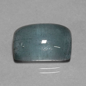 Água-marinha azul natural 12,39ct, baguete, translúcido