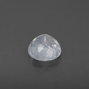 Água-marinha azul natural 0,65ct, corte redondo, VS