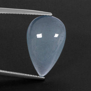Água-marinha azul natural 11,84ct, transparente, transparente/translúcido