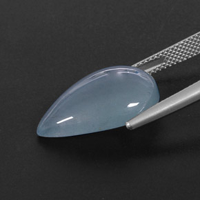 Água-marinha azul natural 11,84ct, transparente, transparente/translúcido