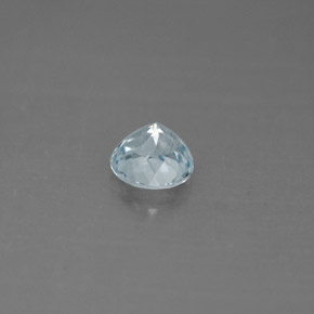 água-marinha Azul claro Natural 0.67ct, Corte Redondo, VS