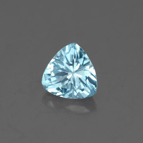 água-marinha Azul claro Natural 0.79ct, Trilhão, VVS-VS