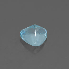 água-marinha Azul claro Natural 0.79ct, Trilhão, VVS-VS
