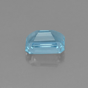 água-marinha Azul claro Natural 1.27ct, Corte Esmeralda, VS-SI