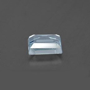 Água-marinha azul natural 0,76ct, baguete, SI