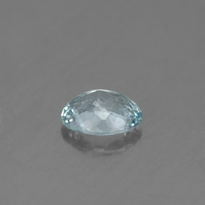 Água-marinha azul natural 0,60ct, corte oval, VS