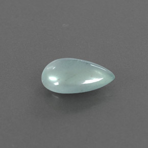 Água-marinha verde natural 1,36ct, transparente, transparente/translúcido