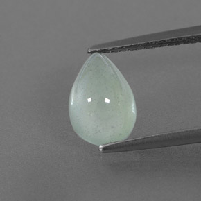 Água-marinha verde natural 2,54ct, transparente, transparente/translúcido