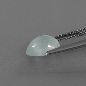 Água-marinha verde natural 2,03ct, transparente, transparente/translúcido