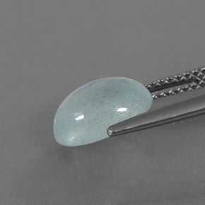 Água-marinha verde natural 2,57ct, transparente, transparente/translúcido
