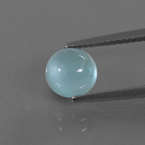 Água-marinha azul natural 1,64ct, transparente, transparente/translúcido