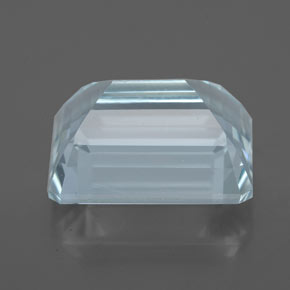 Água-marinha azul natural 4,80ct, corte esmeralda, VVS