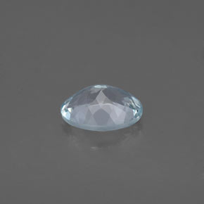 Água-marinha azul natural 1,17ct, corte oval, VS