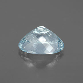 Água-marinha azul natural 2,37ct, corte oval, VS-SI