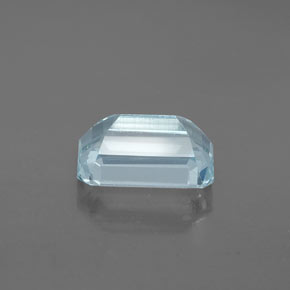 Água-marinha azul natural 2,34ct, corte esmeralda, VS-SI
