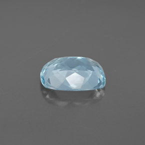 Água-marinha azul natural 2,37ct, almofada cortada, VVS-VS