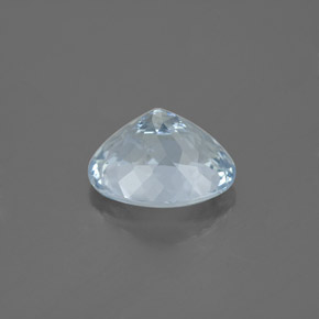 Água-marinha azul natural 2,01ct, corte oval, VVS-VS