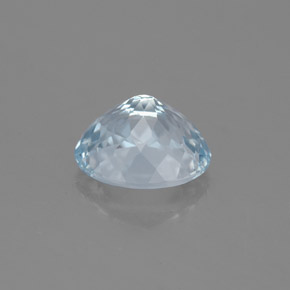Água-marinha azul natural 1,41ct, corte oval, VS