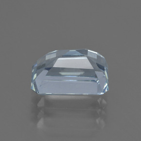 Água-marinha azul natural 2,47ct, corte esmeralda, VS-SI